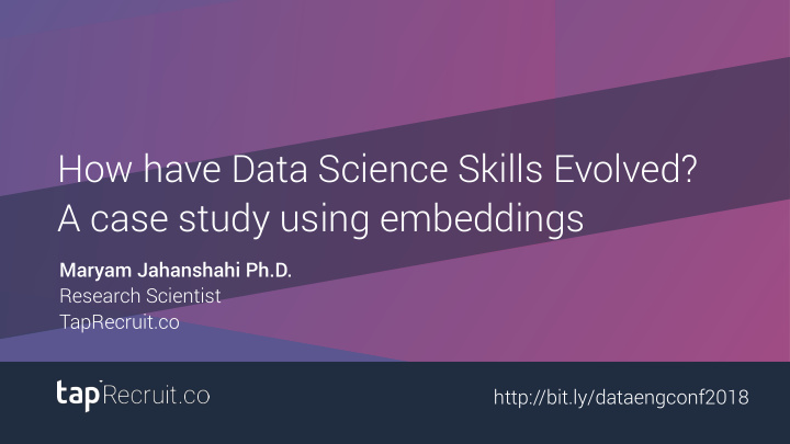 how have data science skills evolved a case study using