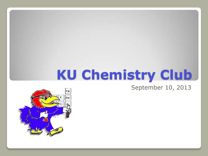ku chemistry club