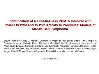 8 December 2014  2013 Accomplishments  Disclosures  Disclosure Information  ASH Meeting  8 December