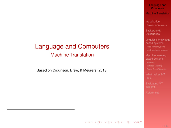 language and computers