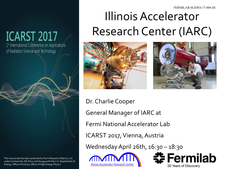 illinois accelerator research center i arc