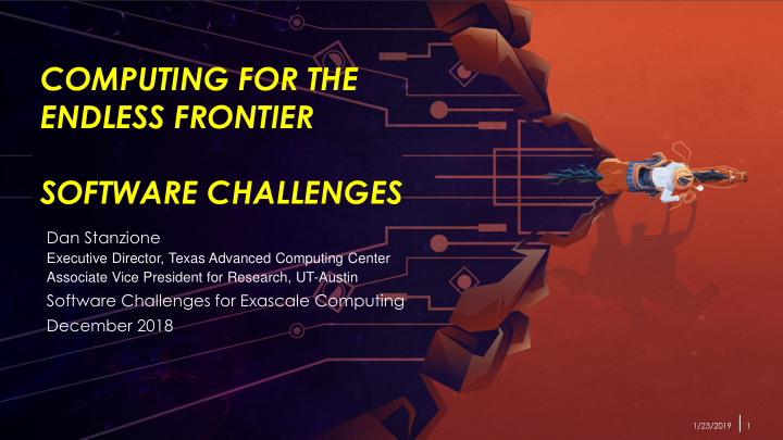 computing for the endless frontier software challenges