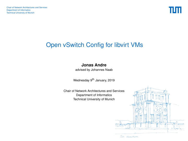 open vswitch config for libvirt vms