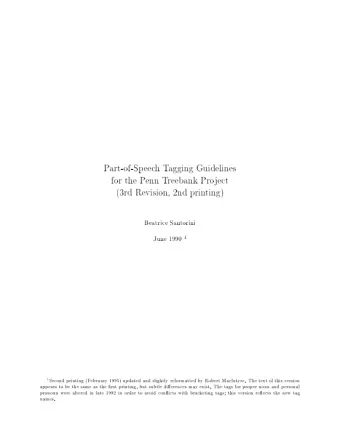 P  art-of-Sp  eec  h  T  agging  Guidelines  for  the  P  enn  T  reebank  Pro  ject  (3rd