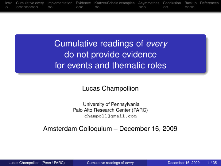 cumulative readings of every do not provide evidence for