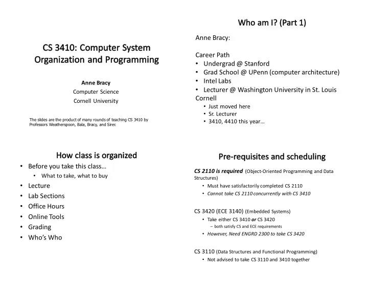 anne bracy career path undergrad stanford grad school