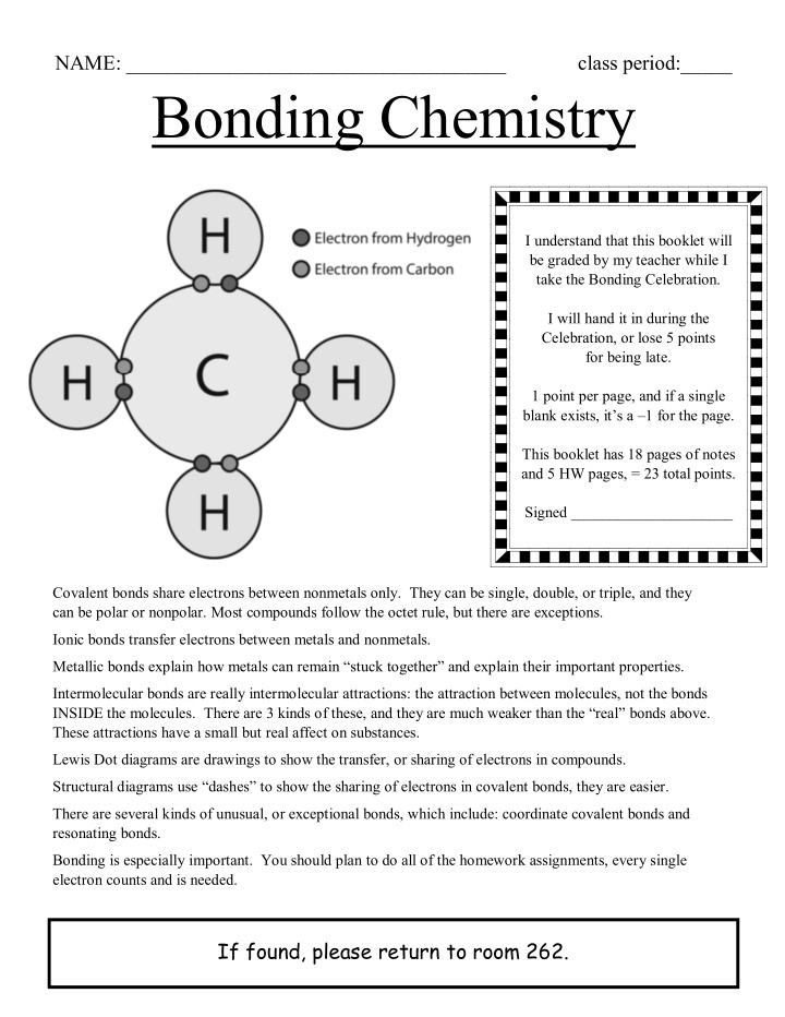 bonding chemistry