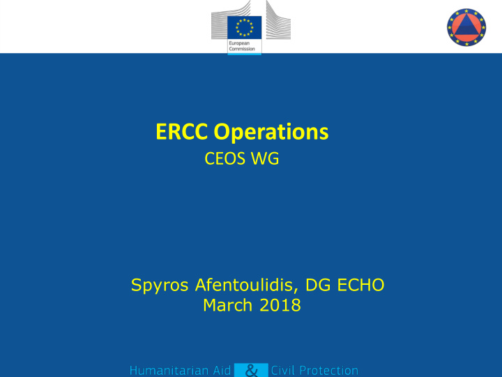 ercc operations