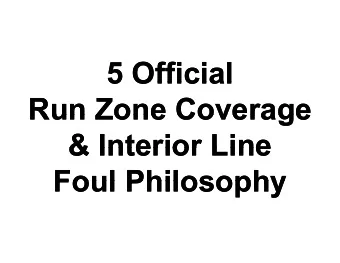 5 Official  5 Official  5 Official  5 Official  Run Zone Coverage  Run Zone Coverage  Run Zone