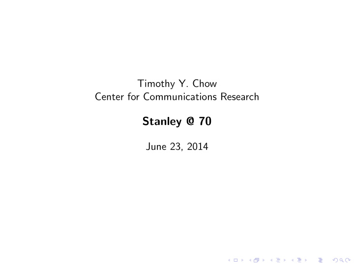 stanley 70