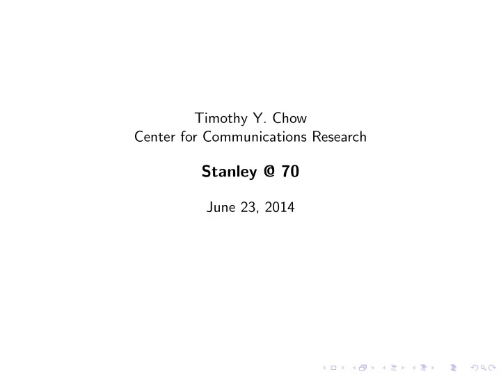 stanley 70