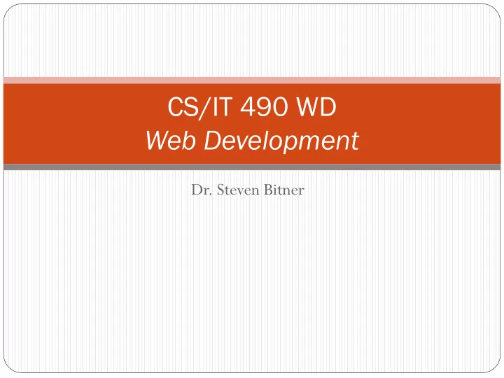 cs it 490 wd