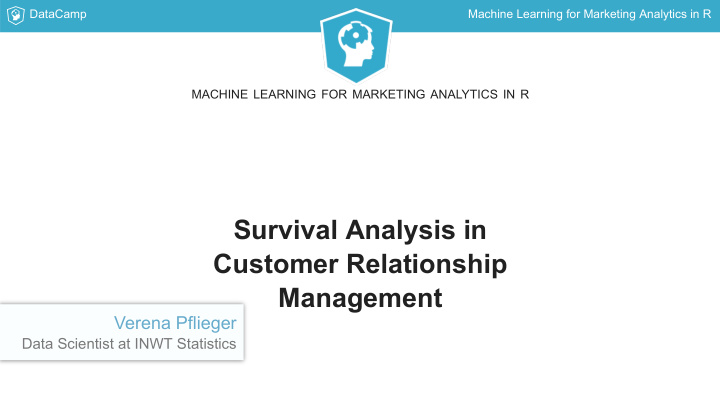 survival analysis in customer relationship management