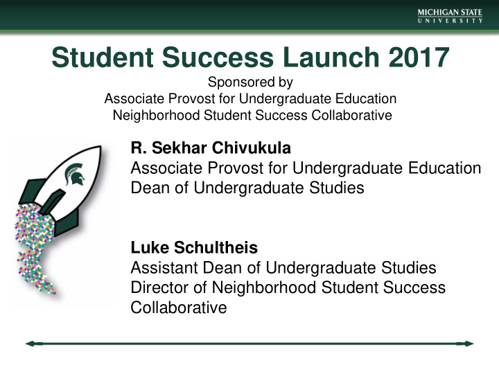 student success launch 2017