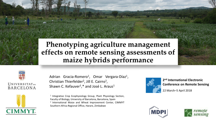 phenotyping agriculture management effects on remote