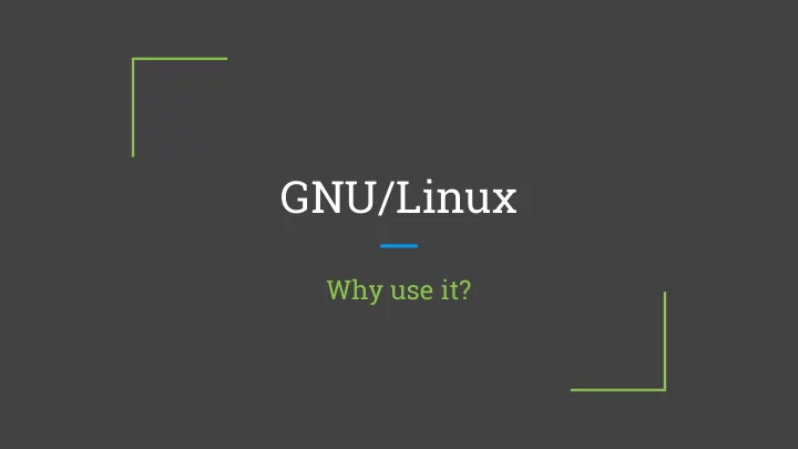 gnu linux