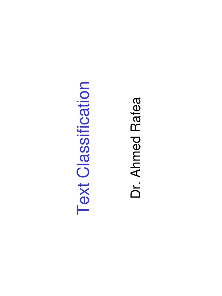 text classification