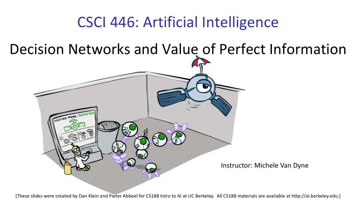 csci 446 artificial intelligence