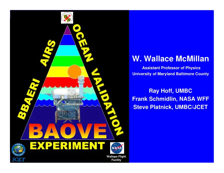 w wallace mcmillan