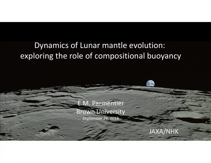 dynamics of lunar mantle evolution exploring the role of