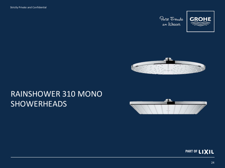 rainshower 310 mono showerheads
