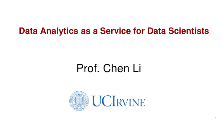 prof chen li