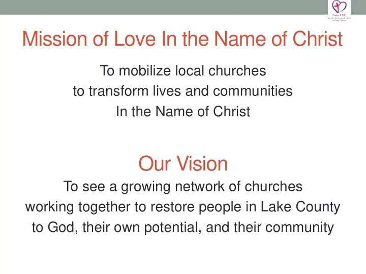 our vision