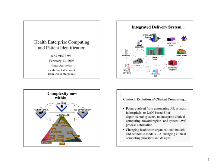 health enterprise computing
