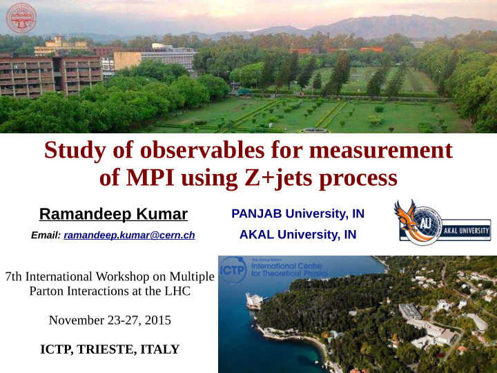 study of observables for measurement of mpi using z jets