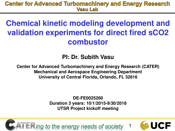 chemical kinetic modeling development and validation
