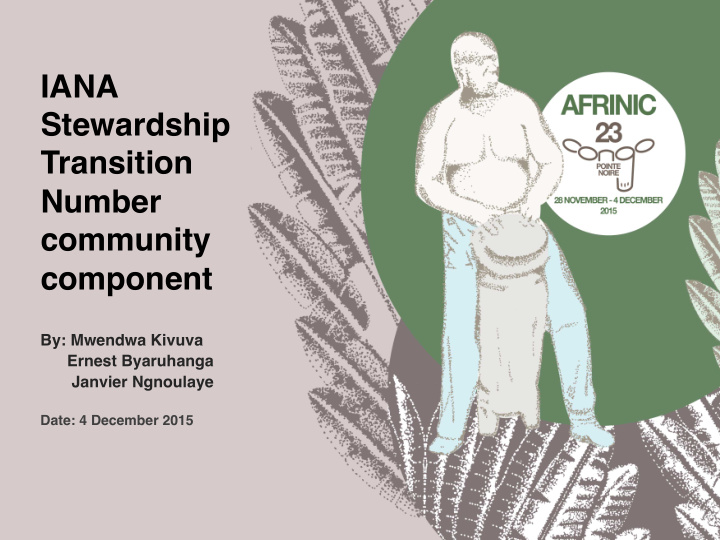 iana stewardship transition number community component