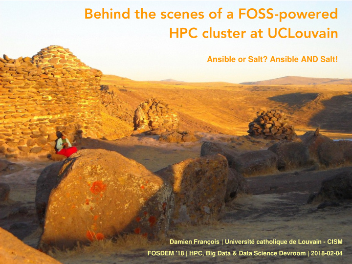 behind the scenes of a foss powered hpc cluster at