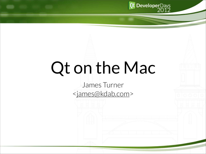 qt on the mac