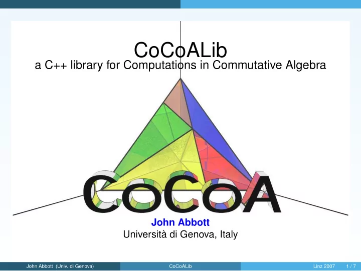 cocoalib