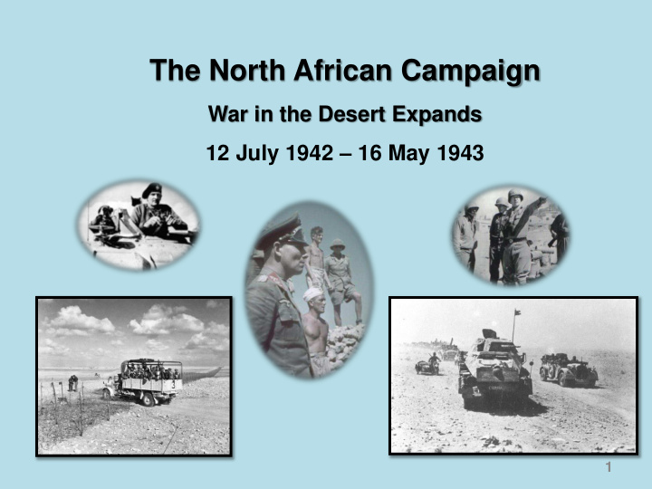 the north african campaign