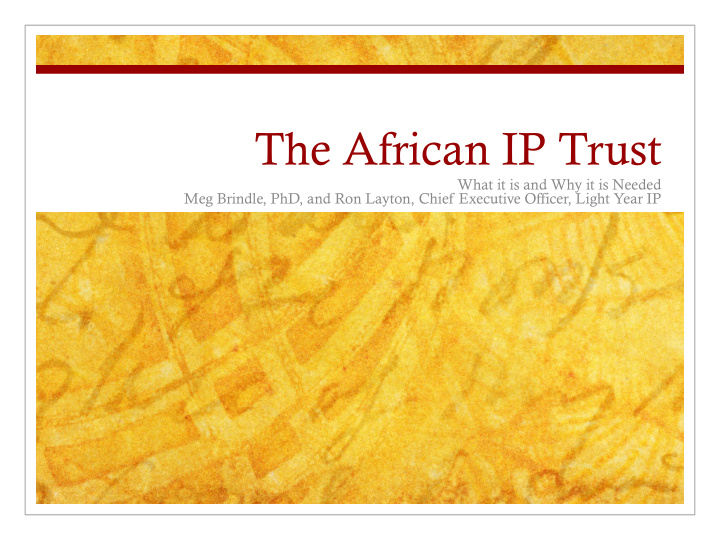 the african ip trust
