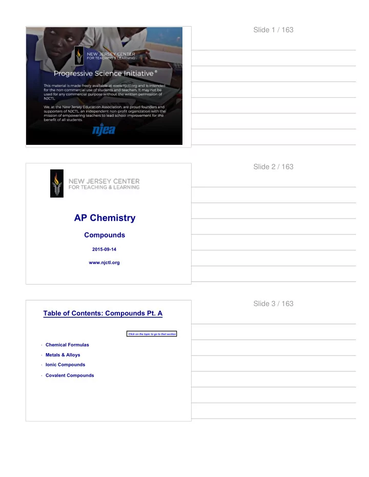 ap chemistry