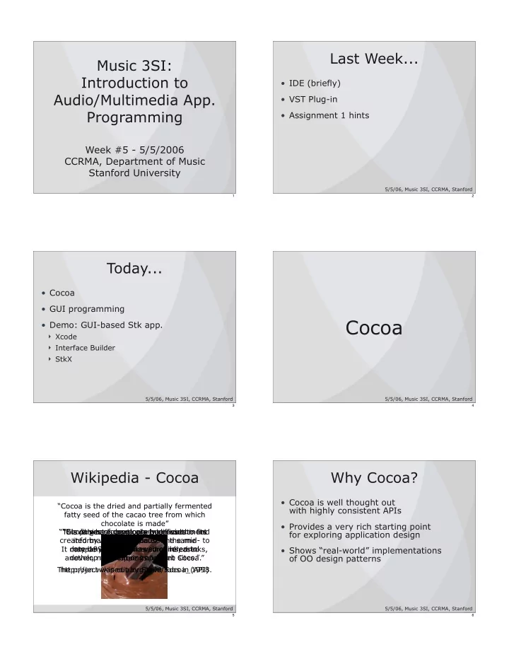 cocoa