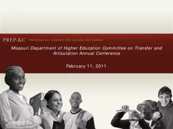 Missouri Department of Higher Education Committee on Transfer and  Articulation Annual Conference