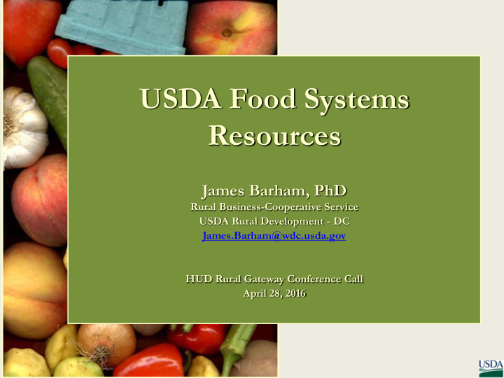 usda food systems