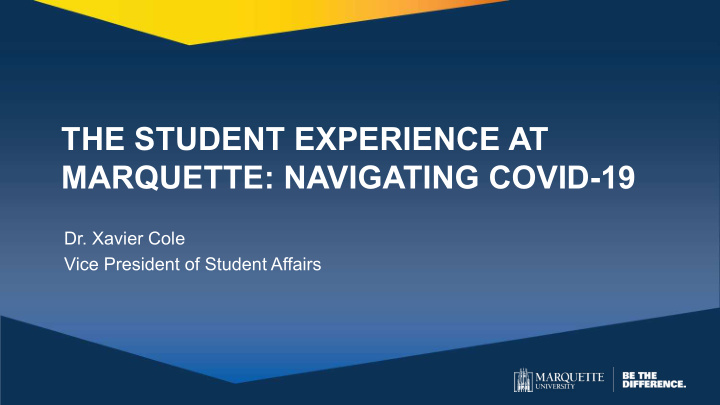 the student experience at marquette navigating covid 19