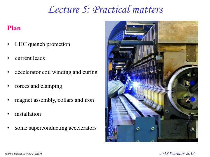 lecture 5 practical matters