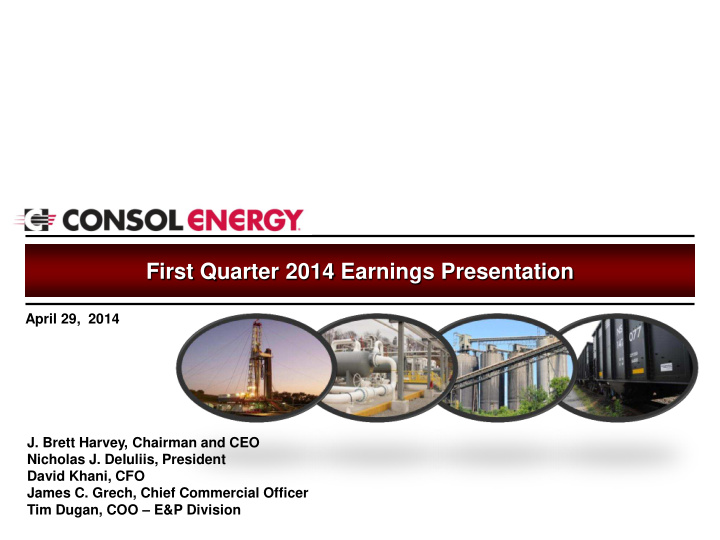 first quarter 2014 earnings presentation