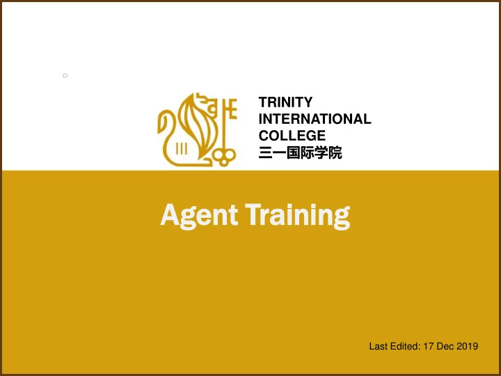agent gent trai ainin ning