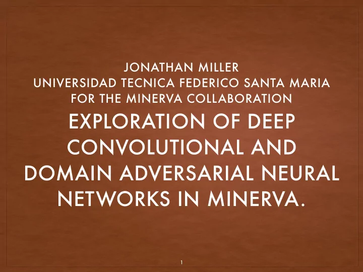 exploration of deep convolutional and domain adversarial