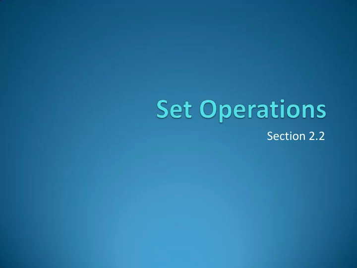 section 2 2 union