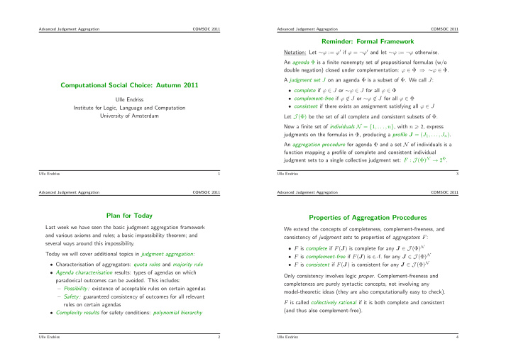 reminder formal framework