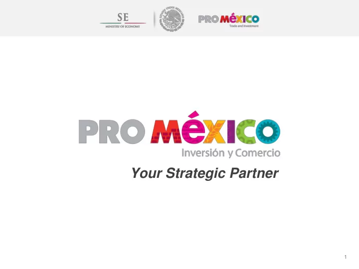 your strategic partner