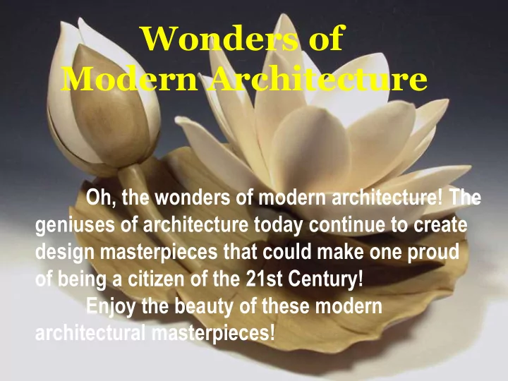 wonders of