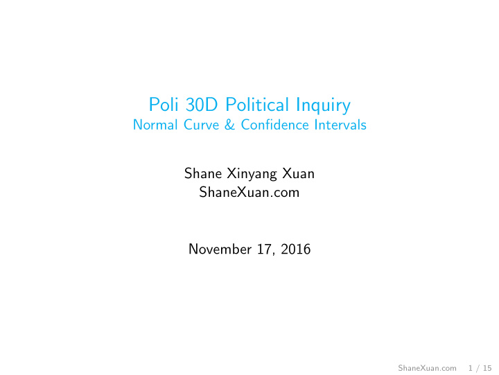 poli 30d political inquiry